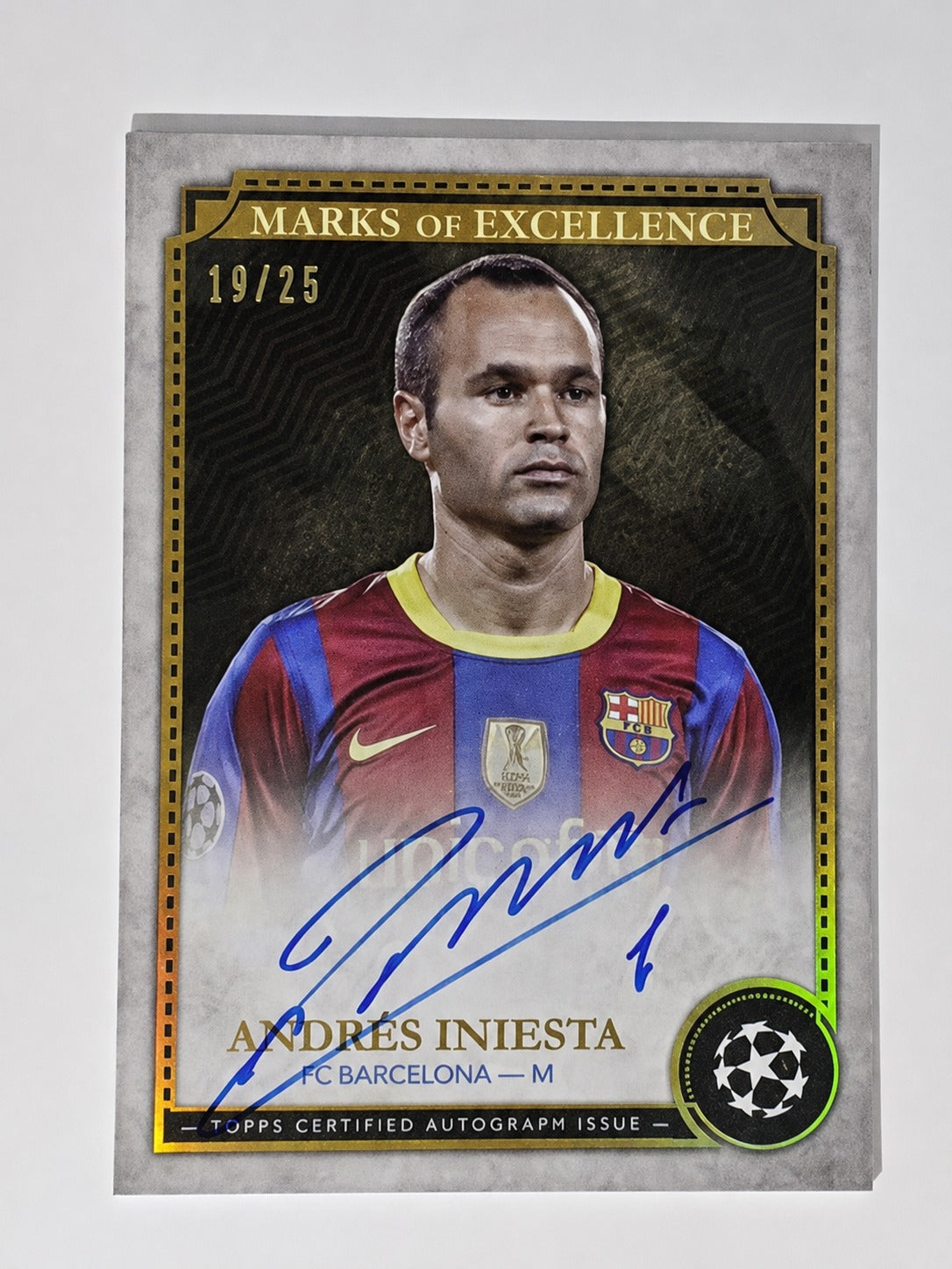 🔥 Andrés Iniesta Auto 19/25 | Marks of Excellence | FC Barcelona Legend 🔥