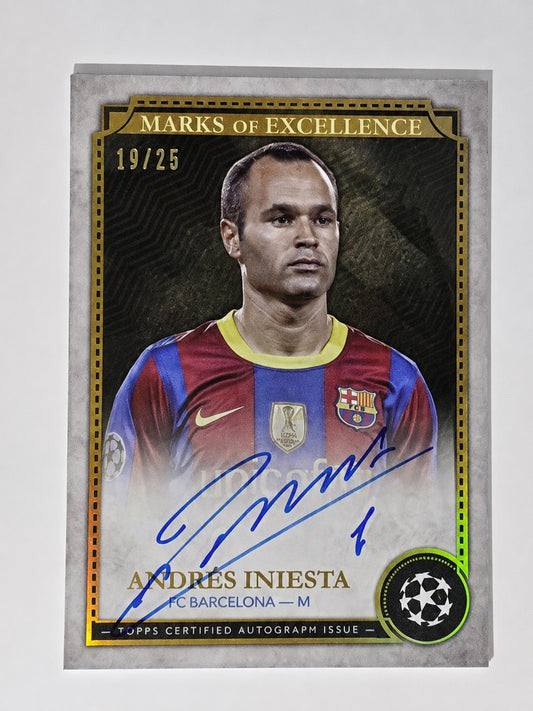 🔥 Andrés Iniesta Auto 19/25 | Marks of Excellence | FC Barcelona Legend 🔥