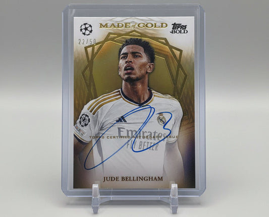 🔥 Jude Bellingham Auto 22/50 | Topps Bold Made of Gold | Real Madrid Superstar 🔥